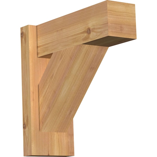 Ekena Millwork Traditional Block Smooth Outlooker, Western Red Cedar, 5 1/2"W x 14"D x 14"H OUT06X14X14TRA05SWR - main